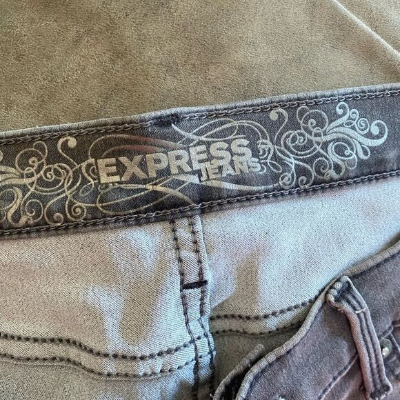 Express grey stella jean leggings size 8S - Picture 8 of 11